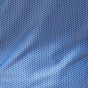 Collars & Co Featherweight Polo NWT X-LARGE Blue Geometric MIDNIGHT CURCUIT $88